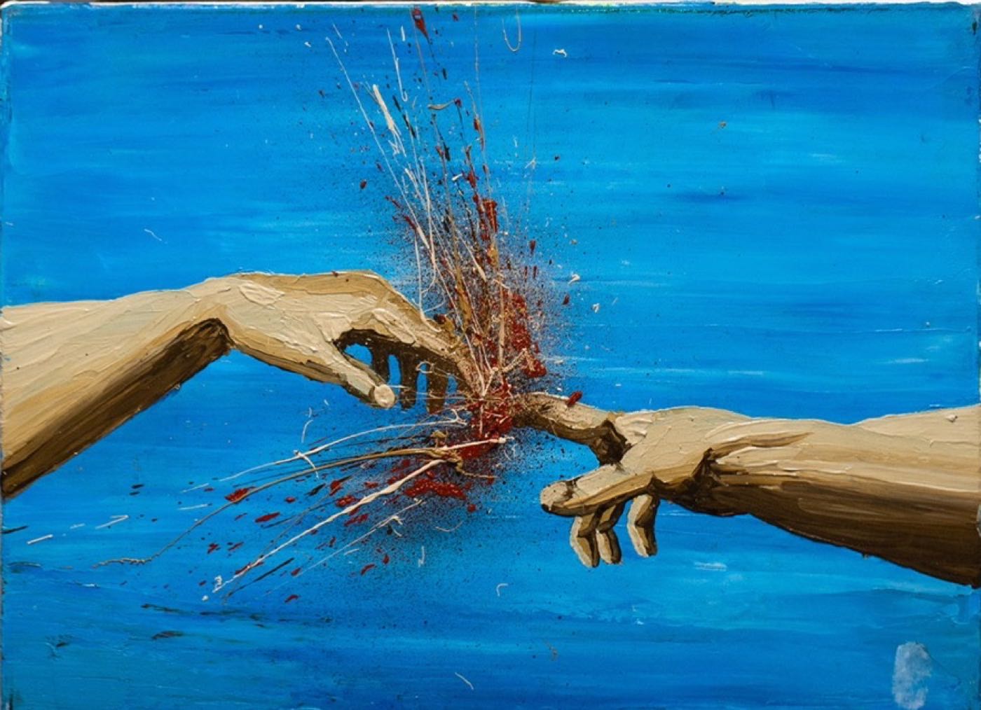 THE TOUCH — Smirnovich, Холст, олія, 40×30 см, 2021